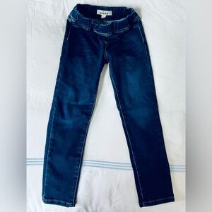 Mini Boden Girls’ Elastic Waist Pull-on Dark Vintage Wash Blue Jean Size 7Y